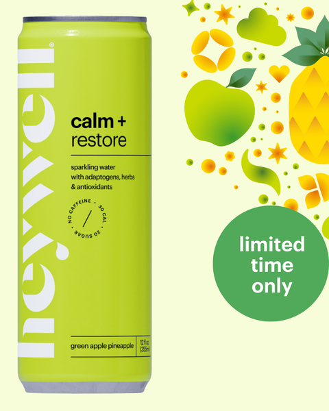Calm + Restore Sparkling Green Apple Pineapple– heywell