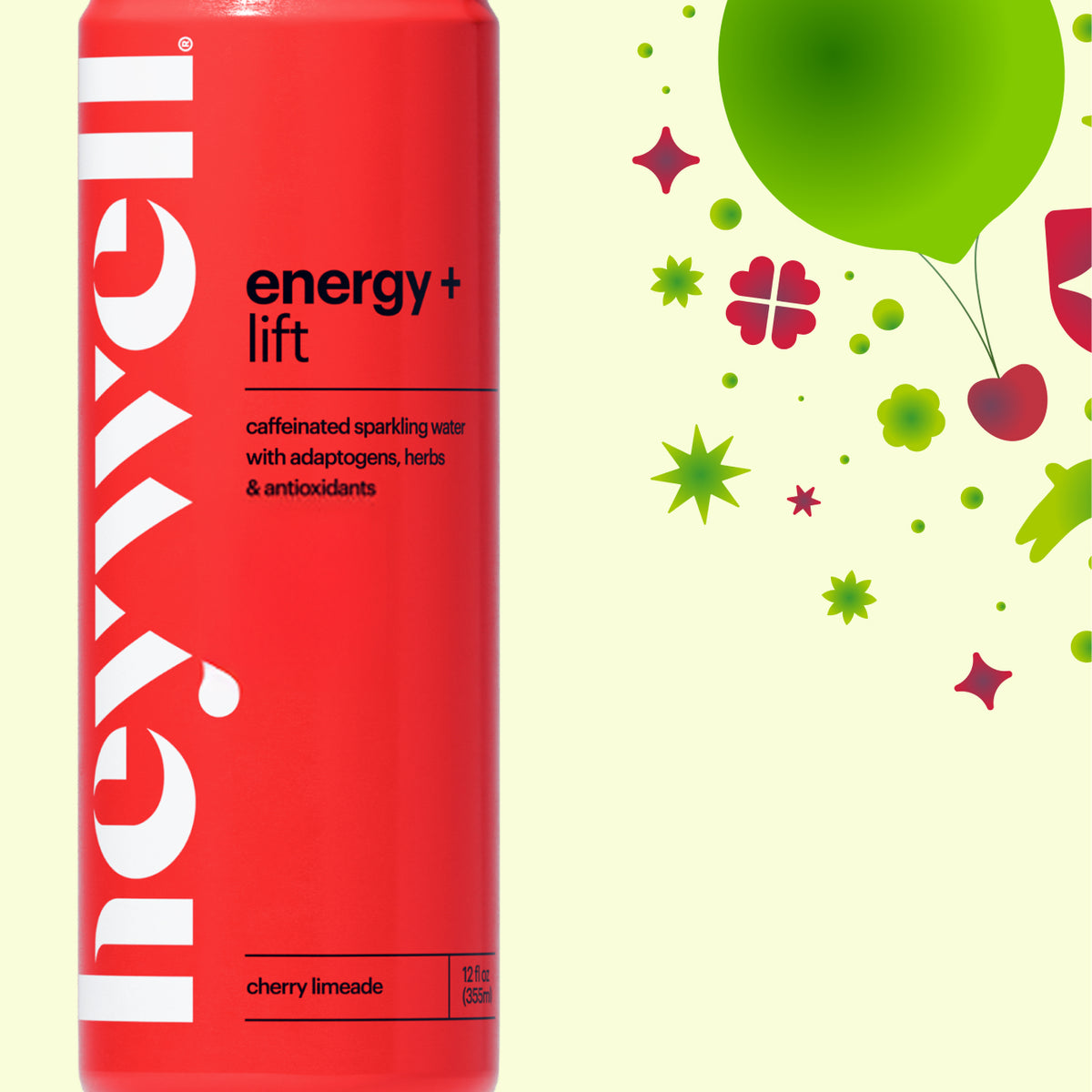 Energy Lift Sparkling Cherry Limeade– heywell - Main Image