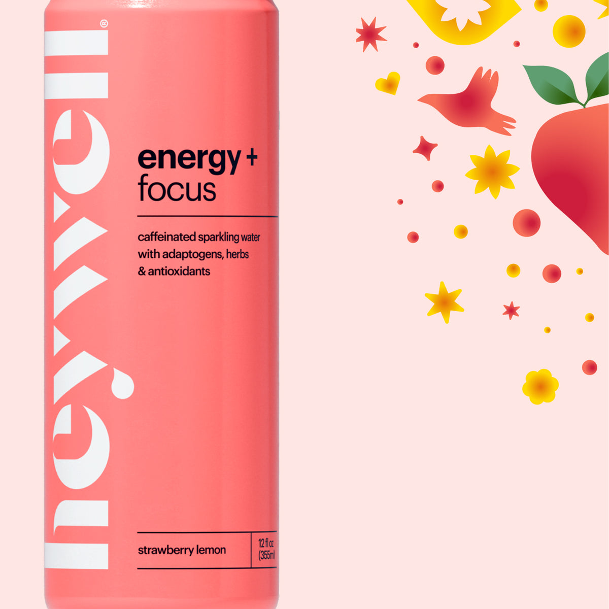 Energy + Focus Sparkling Strawberry Lemon– heywell